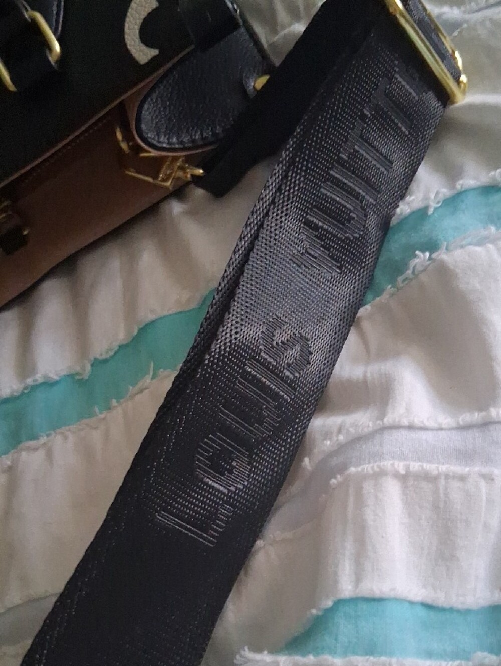 Source Unknown Black Monogram Crossbody - Picture 7 of 13